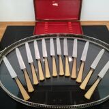 Service 12 art deco knives