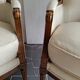 pair of Louis XVI style bergères armchairs