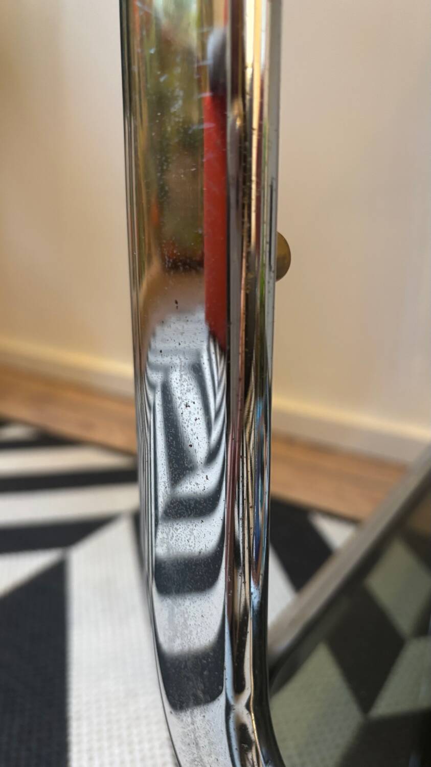 Seventies tubular serving trolley