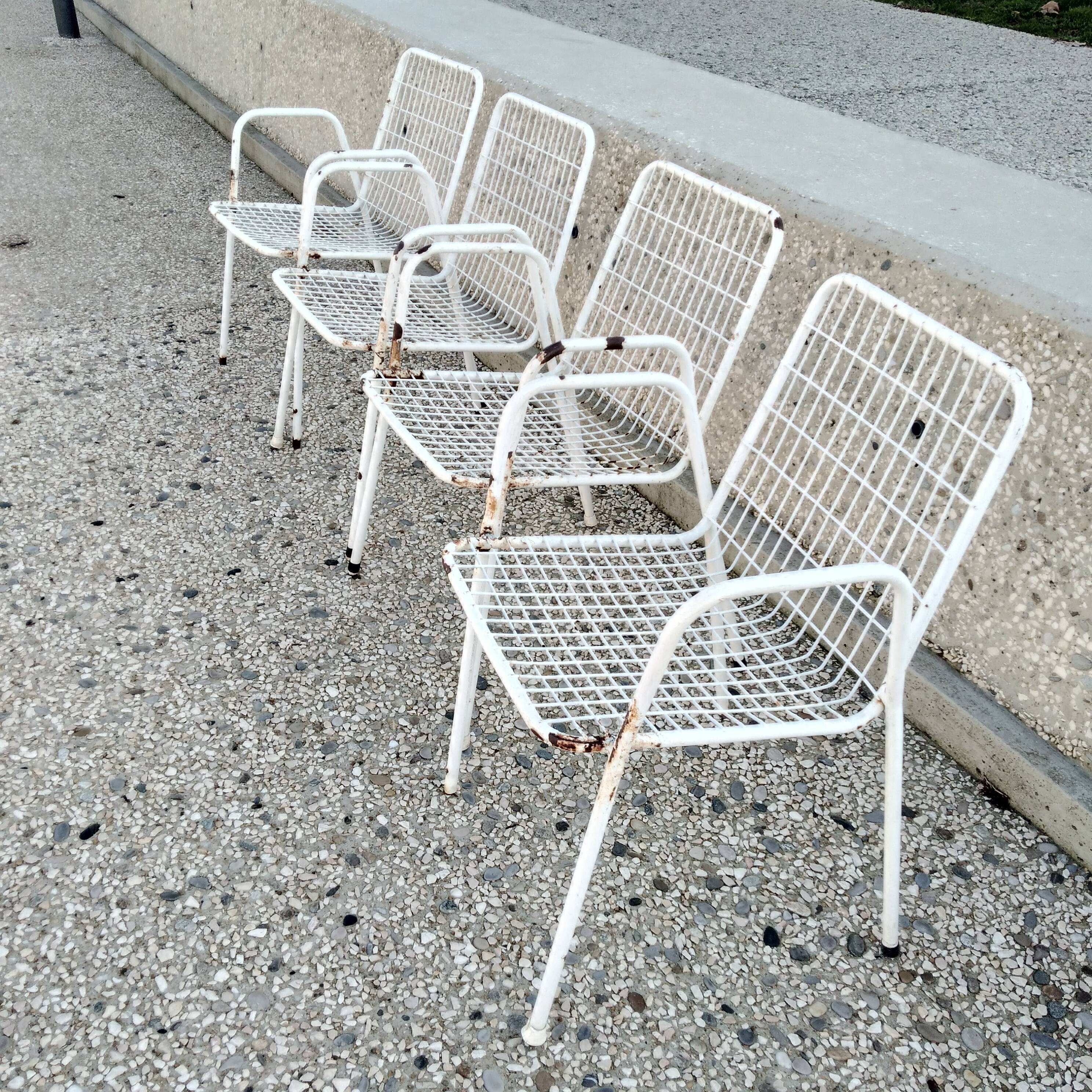4 chairs EMU Rio 1965