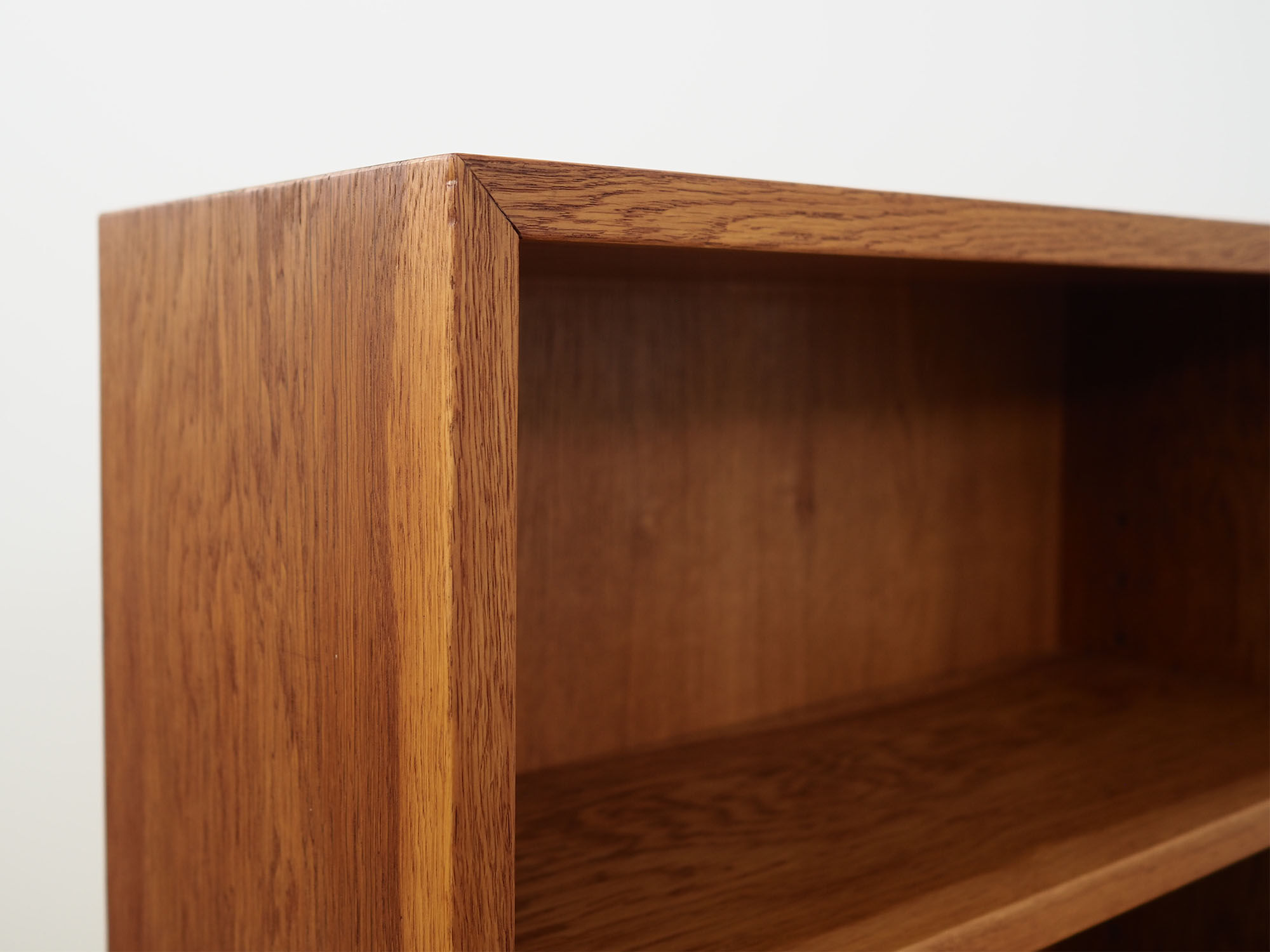 Oak bookcase, 70's, Danish design, production: Denmark