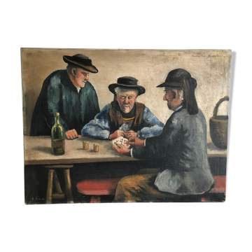 Huile sur toile signée