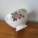 Old Faience Bowl SARREGUEMINES Rose Decoration