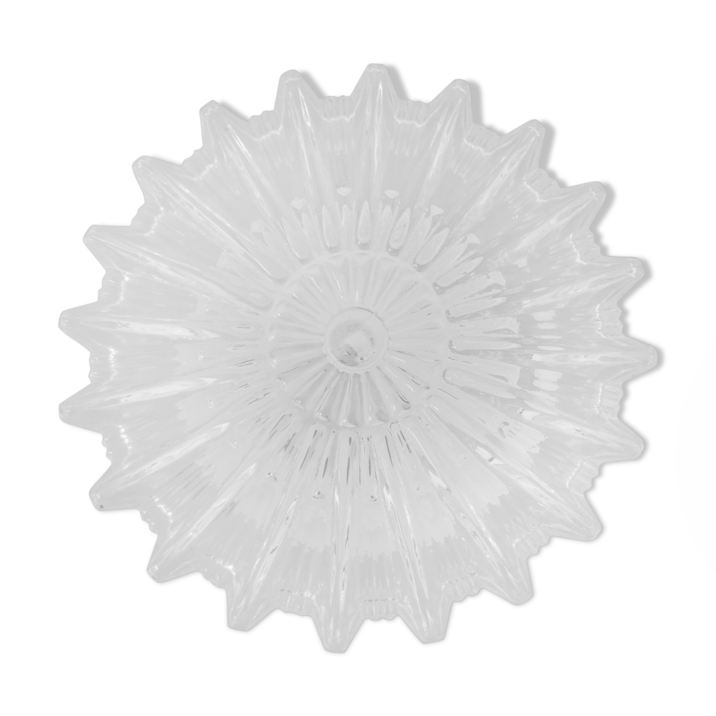 Small glass ceiling light