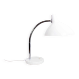 Regent desk lamp in white metal