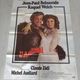 An original folded poster L'animal Belmondo Raquel Welch 1977