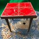 Vintage tiled square coffee table 60s/70s