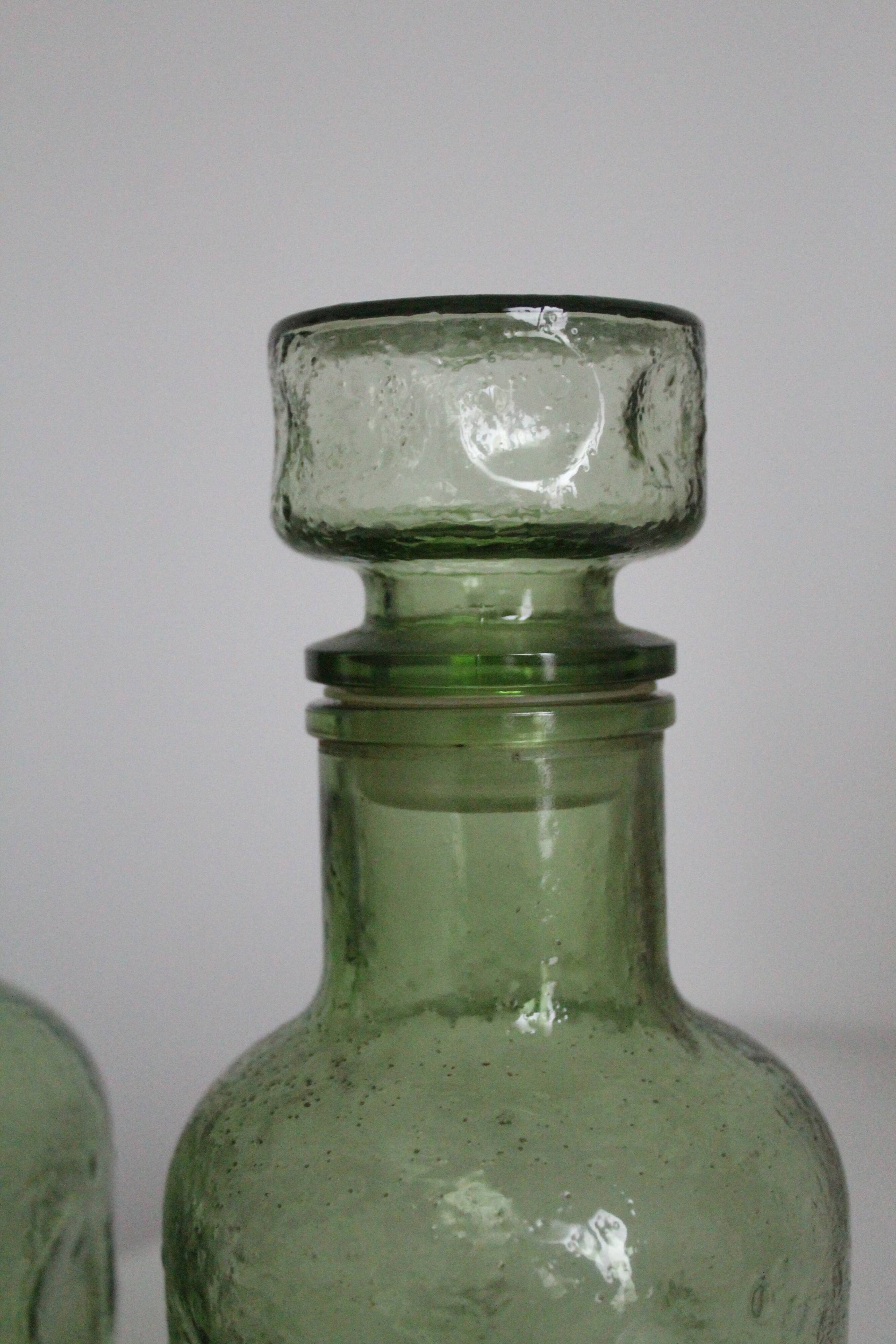 Vintage glass jars