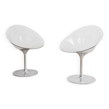 Pair of Eros Armchairs by Philippe Starck for Kartell 70
