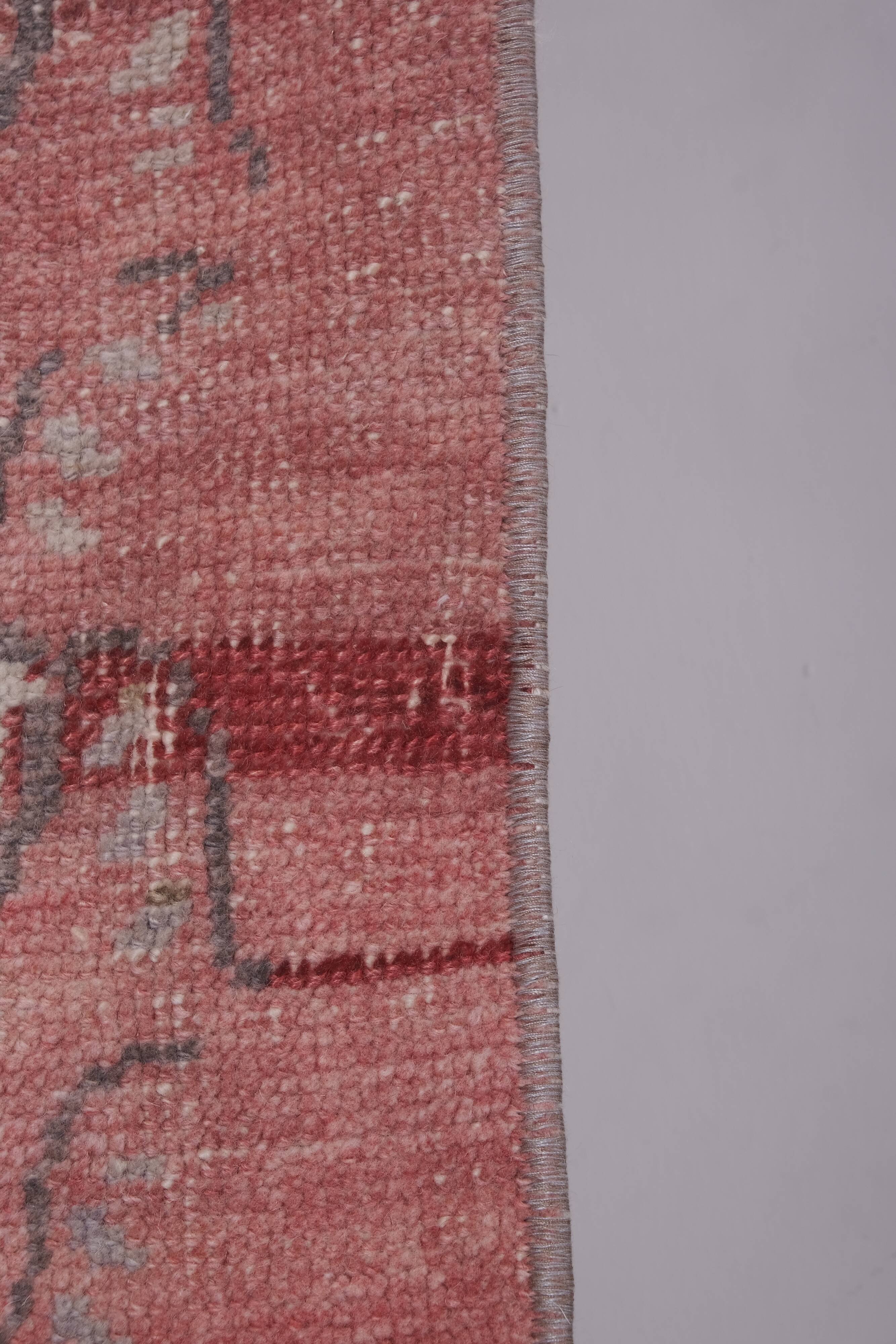 Vintage Turkish rug from Oushak, hand-woven 90x158 cm