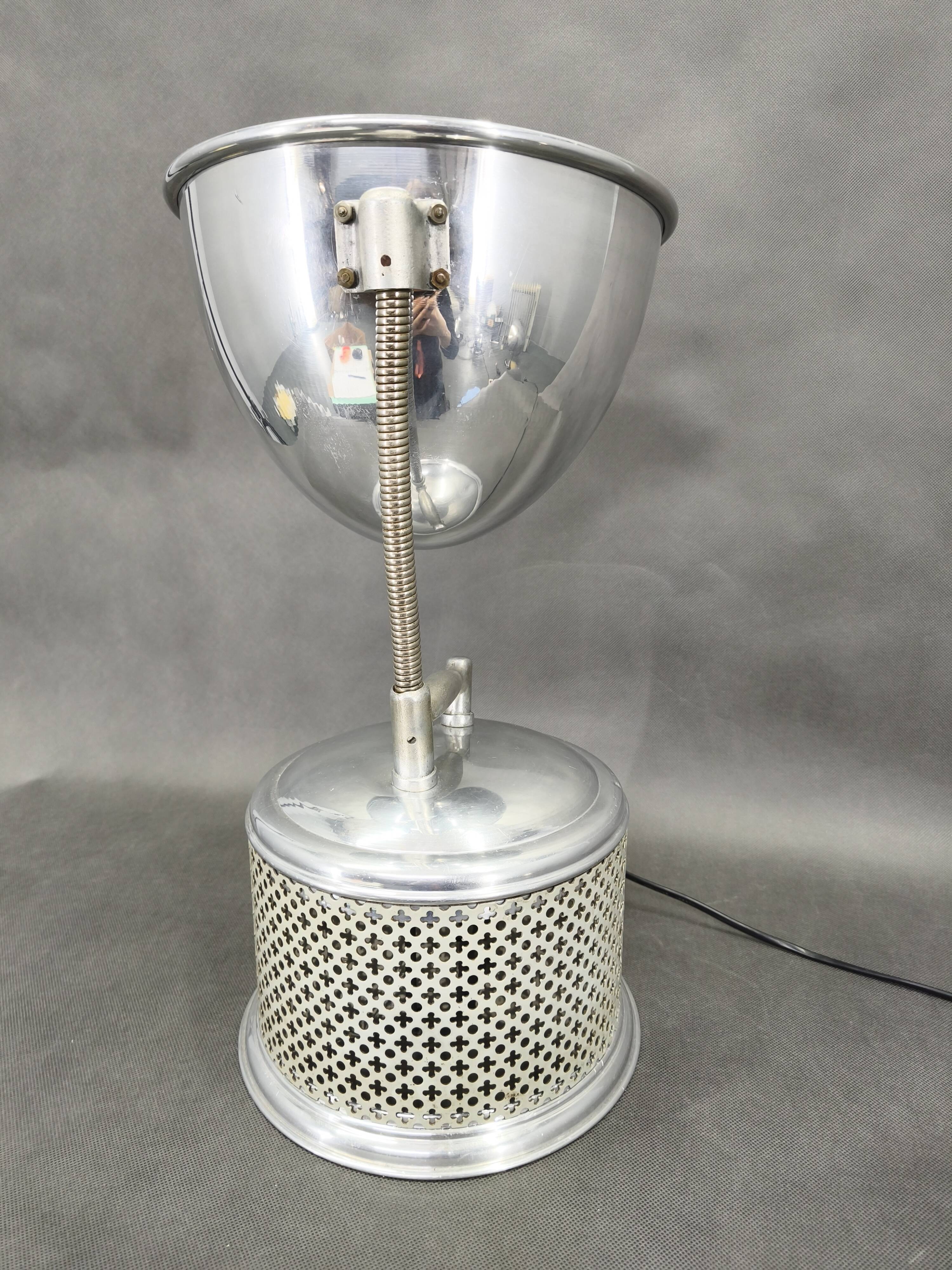 Lampe de table médicale Bauhaus industrielle, années 1930, Tchécoslovaquie