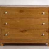 Antique three-drawer chest of drawers (circa 1920) #49
