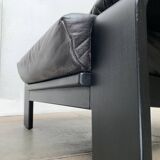 Brutalist German postmodern lounge chairs and sofa by Rolf Benz for Musterring, 1990s, set of 3.