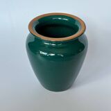 Blue ceramic vase
