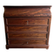 Vintage wooden toilet commode with marble top.