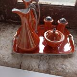 Tray for salt pepper/vinegar oil