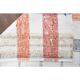 Vintage Turkish Hand-Knotted Wool Cotton White Kilim Runner Rug 107x254