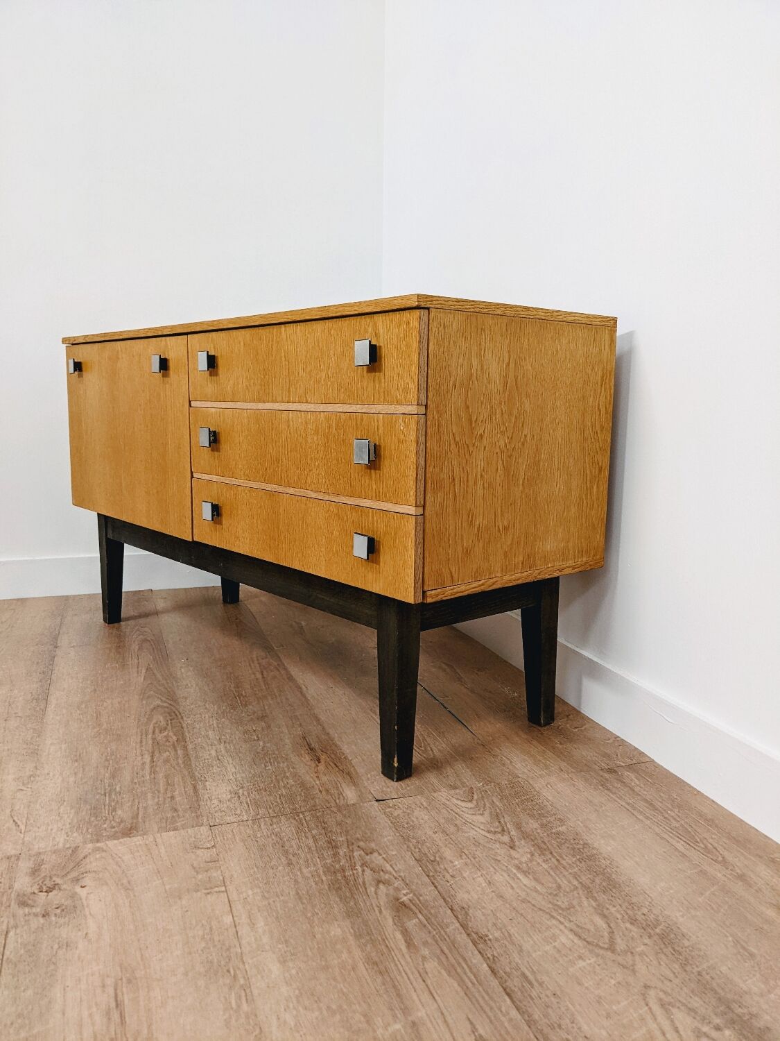 Vintage wooden sideboard, tv stand mini bar