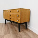 Vintage wooden sideboard, tv stand mini bar