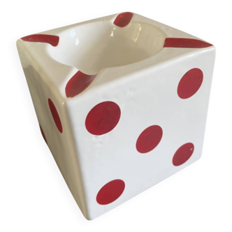 Vide-poches / Cendrier cubique vintage