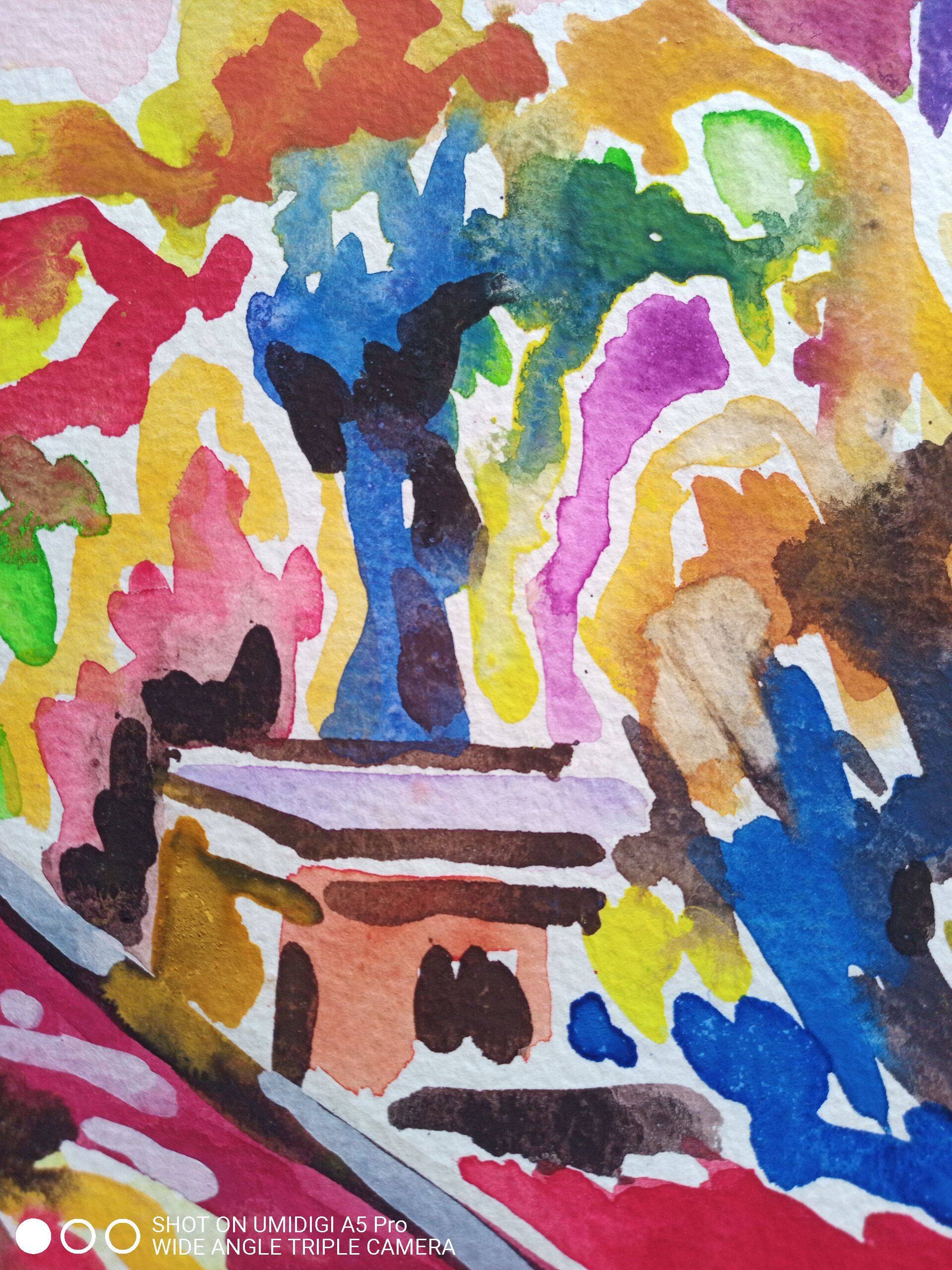 Pierre Lacroux (1909-1993) Gouache on paper 24 x 32 cm - from 1989 - (295)