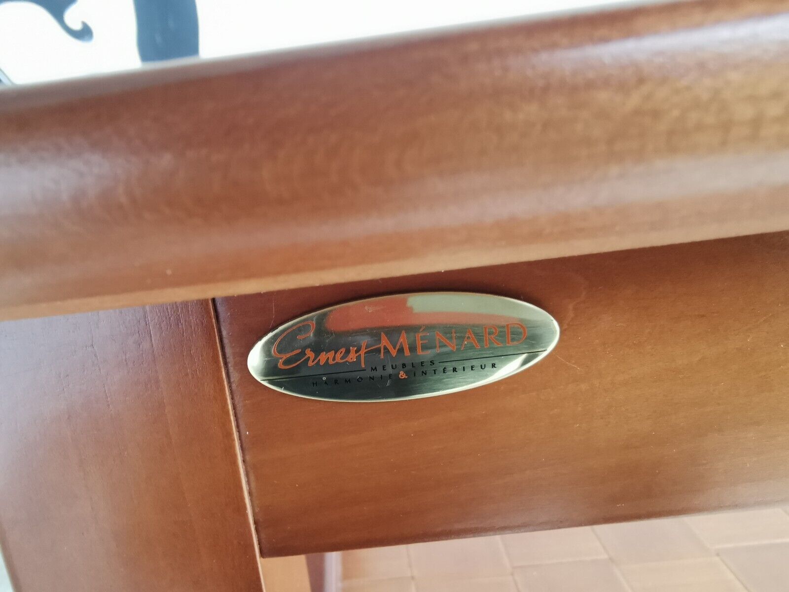 Coffee table in cherry sign ernest menard