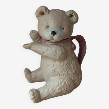 Théière ourson teddy bear en grès fabriquée au japon