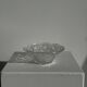 Small glass dish with vintage diamond points, a sparkle.