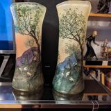 Pair of unsigned vases