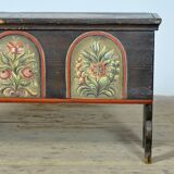 Folk art wedding chest, circa 1850
