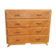 Commode vintage en chêne clair 1950