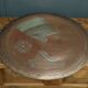 20th century Egyptian tea tray in richly engraved copper or brass