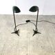 Pair of vintage metal floor lamps, 1970s
