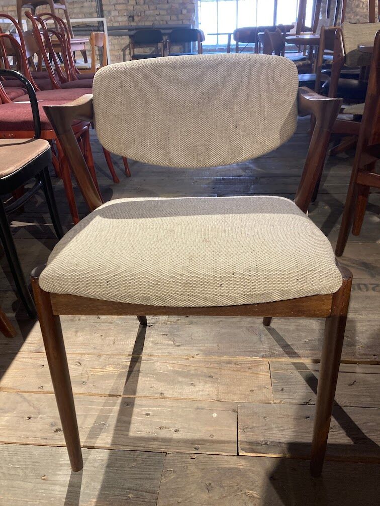 Model 42 teak dining chairs by Kai Kristiansen for Schou Andersen