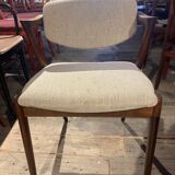 Model 42 teak dining chairs by Kai Kristiansen for Schou Andersen