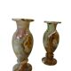 Set of 2 vintage onyx vases / decorative vase