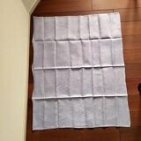 Old embroidered table napkin AC lilac