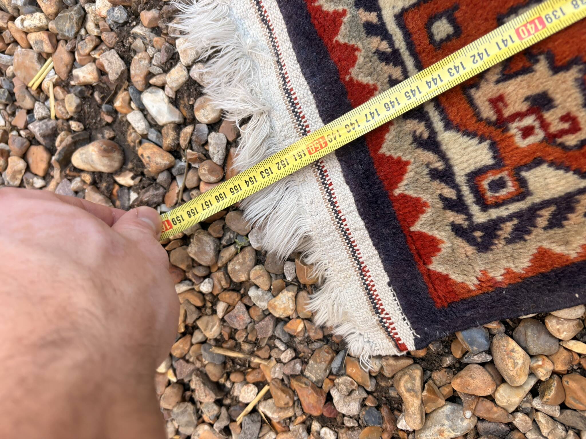 Authentic handmade Shirvan rug 155x100 cm pure Caucasian wool