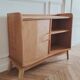 Renovated vintage buffet in Scandinavian style, 1960s.