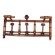 Old wooden wall coat rack turned bamboo style Good condition SB907