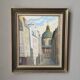 Oil on canvas street in Paris