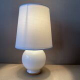 Small old glass table lamp