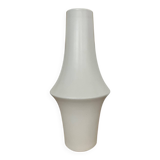 Contemporary white glazed ceramic vase, 32cm high