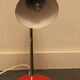 Aluminor desk lamp red 70's