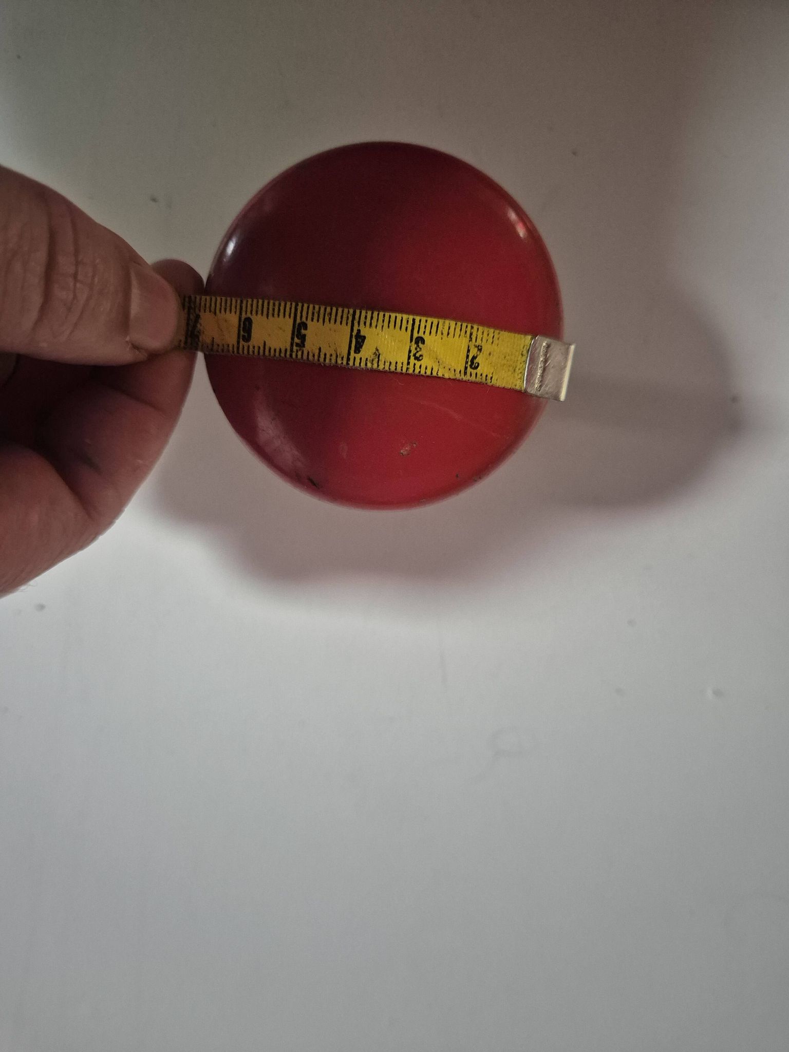 vintage red metal coat rack