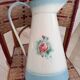 Pitcher, enameled sheet metal pitcher
