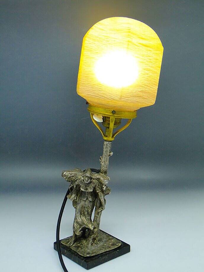 20th century Sturm night lamp by J. Beck, Germany, 1890s