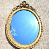 Large oval Louis XVI style mirror 47x65cm