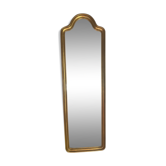 Miroir vertical ancien doré