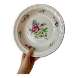 Floral shallow dish Lunéville